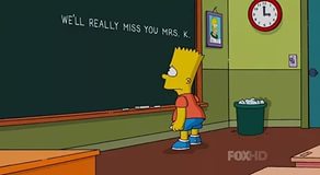 Барт симпсон и его училка